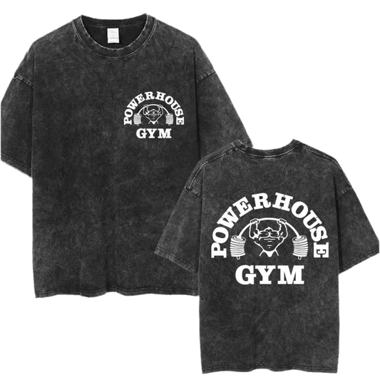 POWERHOUSE gymtröja i washed oversize stil!