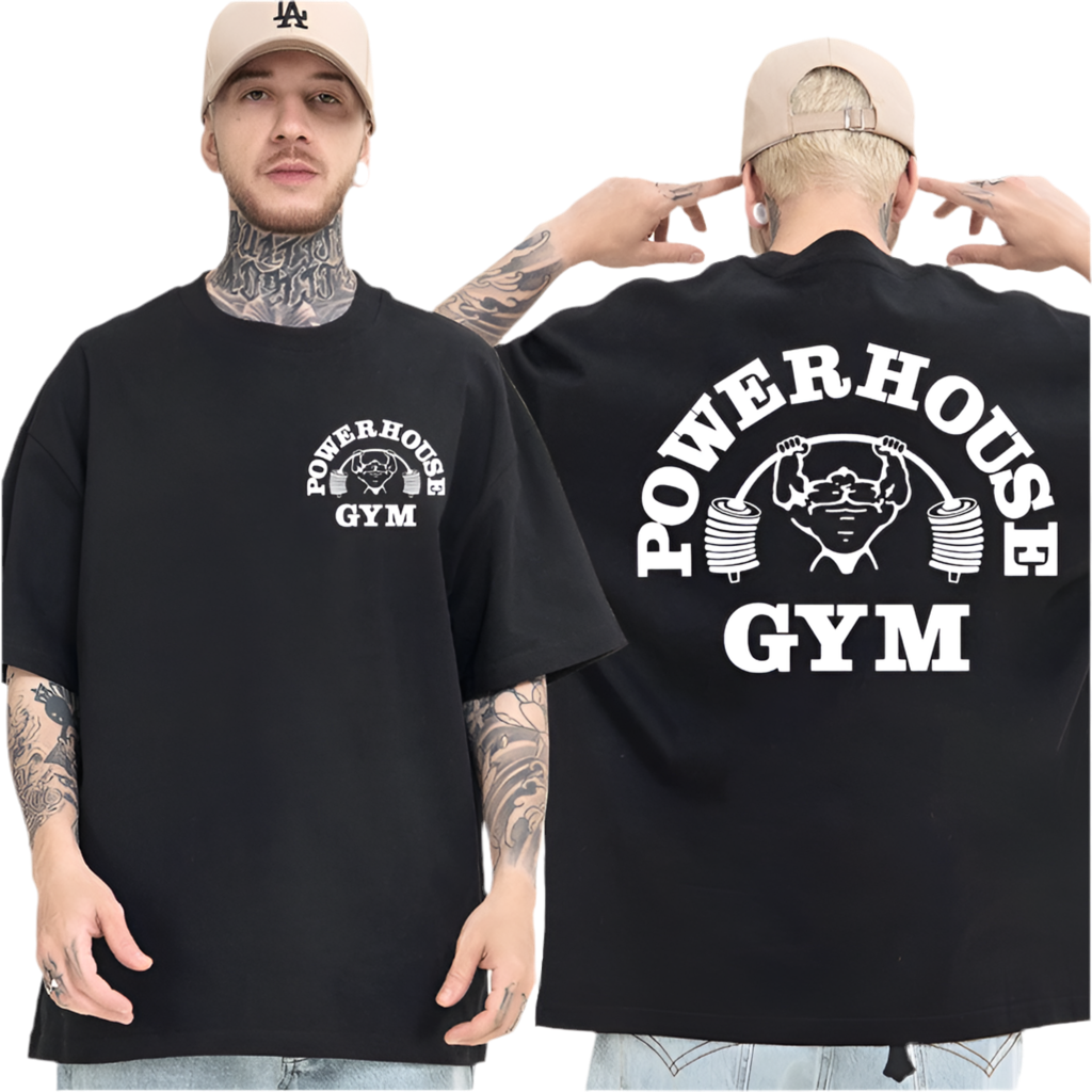 POWERHOUSE T-shirt i oversize stil!