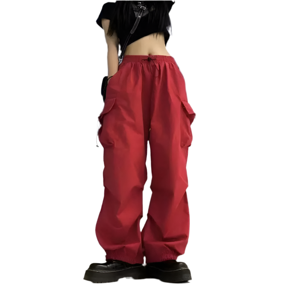 Loose fit gymbyxor i Cargo-stil