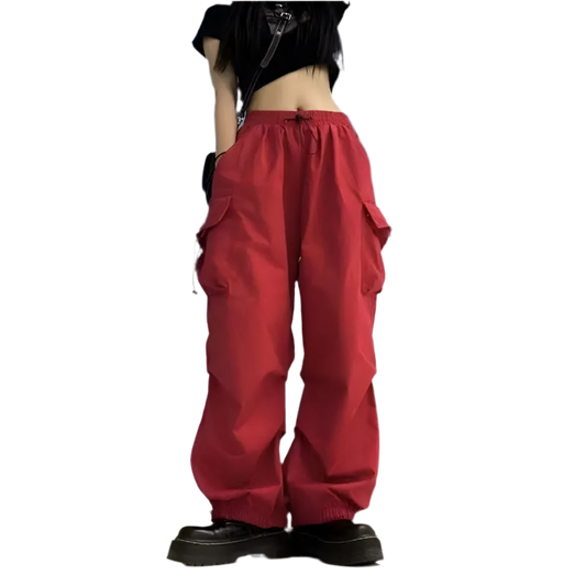 Loose fit gymbyxor i Cargo-stil