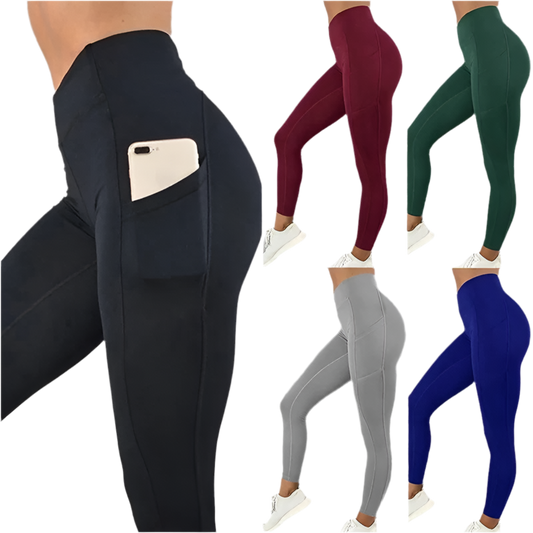 Leggings med ficka