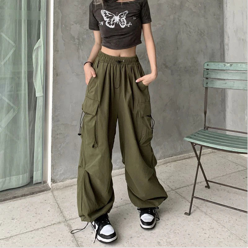 Loose fit gymbyxor i Cargo-stil