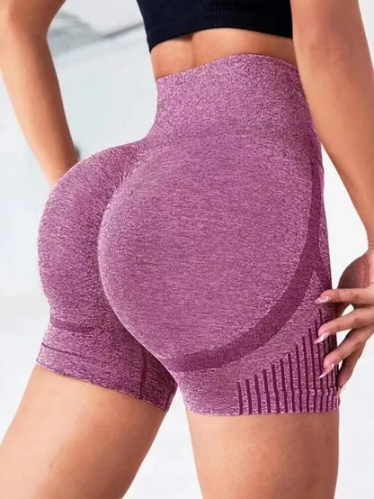 Högmidjade träningsshorts