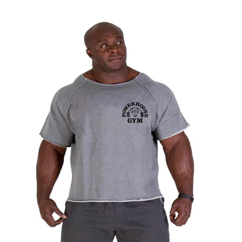 POWERHOUSE T-shirt med loose muscle-fit!