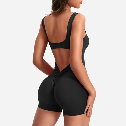 Sömlös Jumpsuit för gym och träning – Funktion och stil i ett