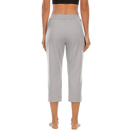 Högmidjade lösare leggings 3/4 längd