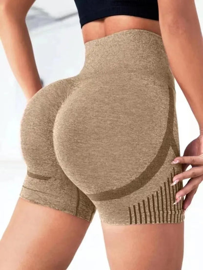 Högmidjade träningsshorts