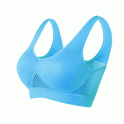 Andningsbar sport-BH med mesh