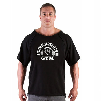POWERHOUSE T-shirt med loose muscle-fit!