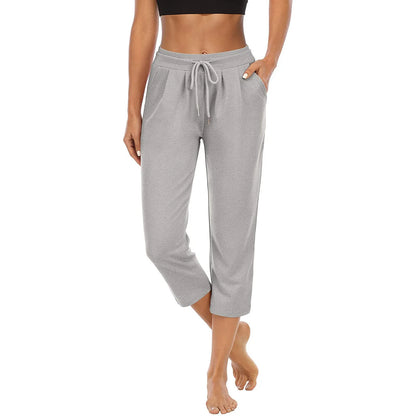 Högmidjade lösare leggings 3/4 längd