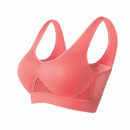 Andningsbar sport-BH med mesh