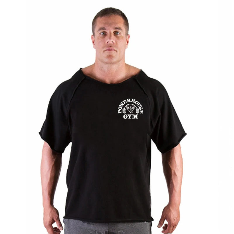 POWERHOUSE T-shirt med loose muscle-fit!