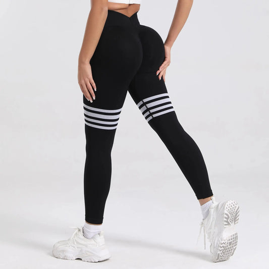 Leggings med ränder