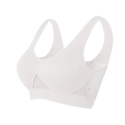 Andningsbar sport-BH med mesh